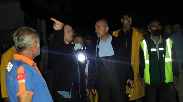 Bakan Soylu, selin yıktığı Bozkurt'ta konuştu: Gördüğüm en ağır sel felaketi, Dereli'deki felaketin 5 misli