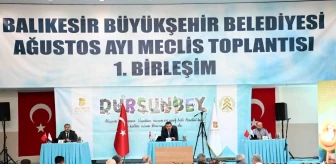 Balıkesir Büyükşehir Belediye Meclisi Dursunbey'de toplandı