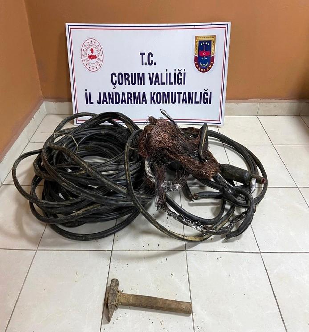 Kablo hırsızlığının faili yakalandı - Vimarsana News