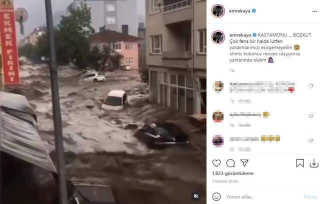 Karadeniz'de sel felaketi! Ünlü isimler yaşanan afete sessiz kalmadı