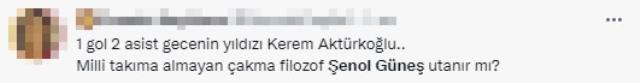 Kerem Aktürkoğlu'nun lisanlara destan performansı sonrası Şenol Güneş yerden yere vuruldu