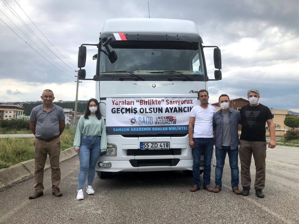SAOB'dan Ayancık'a yardım