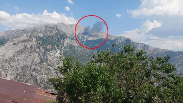 Son Dakika: Kahramanmaraş'ta yangın söndürme uçağı düştü