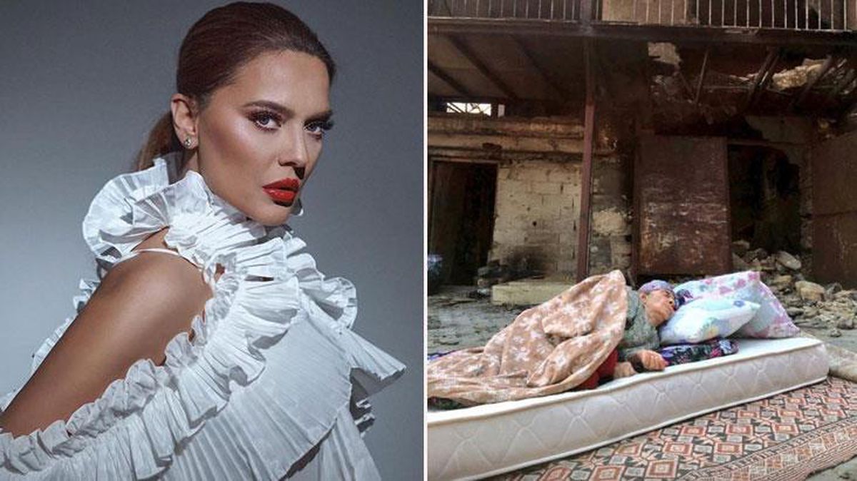 Demet Akalın, yangında evini kaybeden Fatma Teyze'ye verdiği sözü tuttu