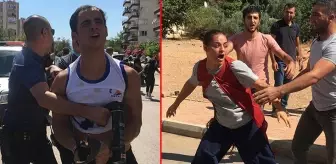 Husumetli aileler birbirine girdi, polis olayları yatıştıramayınca 'Yeter artık' diye anons yaptı