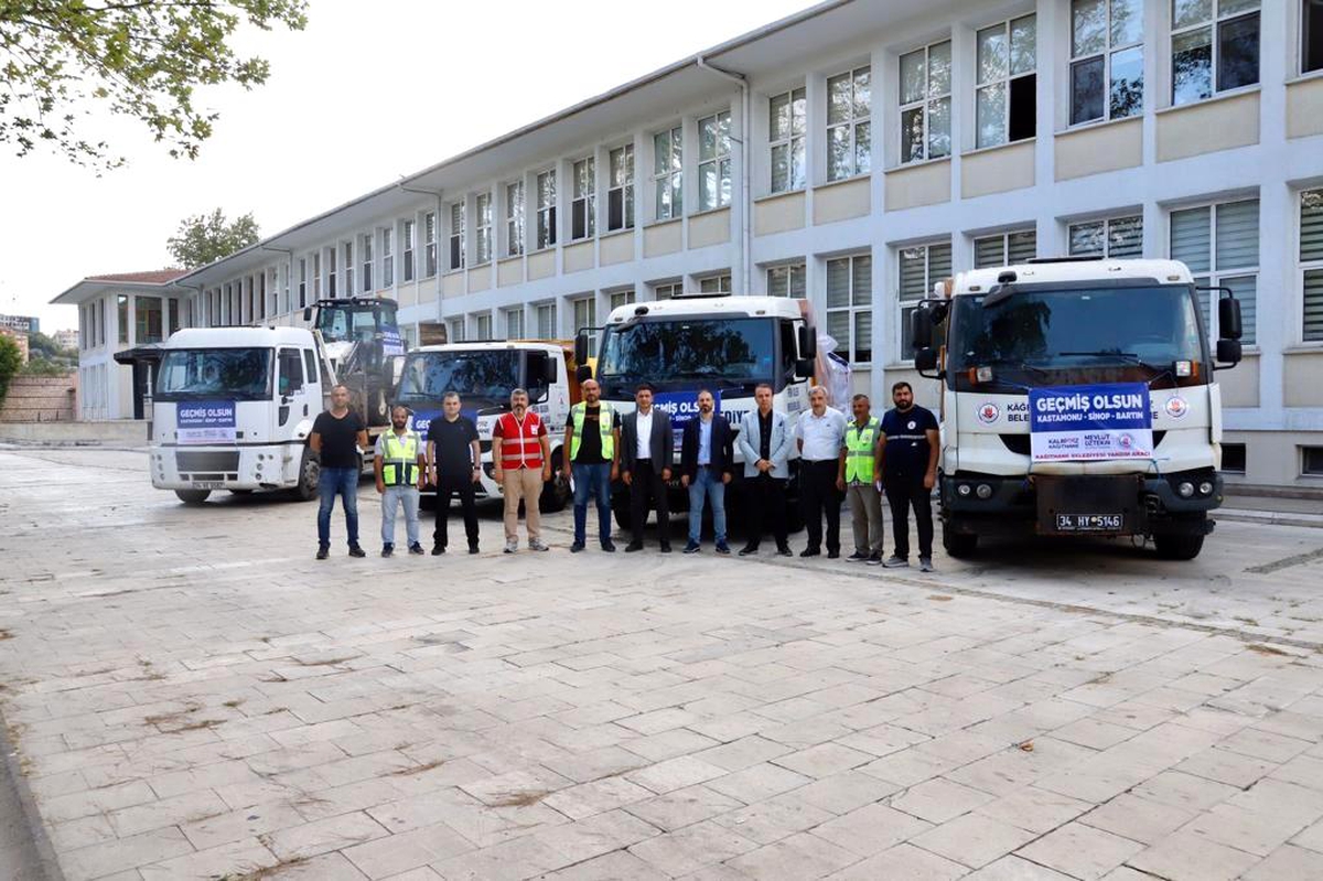 Kağıthane'den afet bölgelerine destek