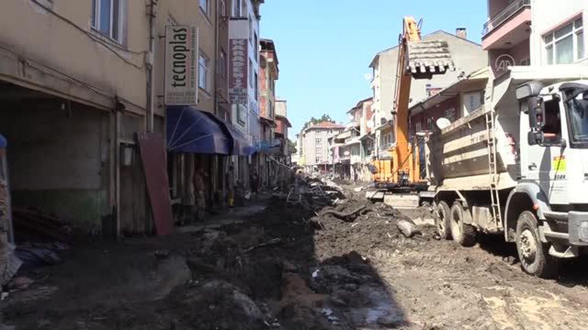 KASTAMONU - Sınır ötesi operasyonun ardından 'Boralar' Bozkurt'ta yaraların sarılması için çalışıyor