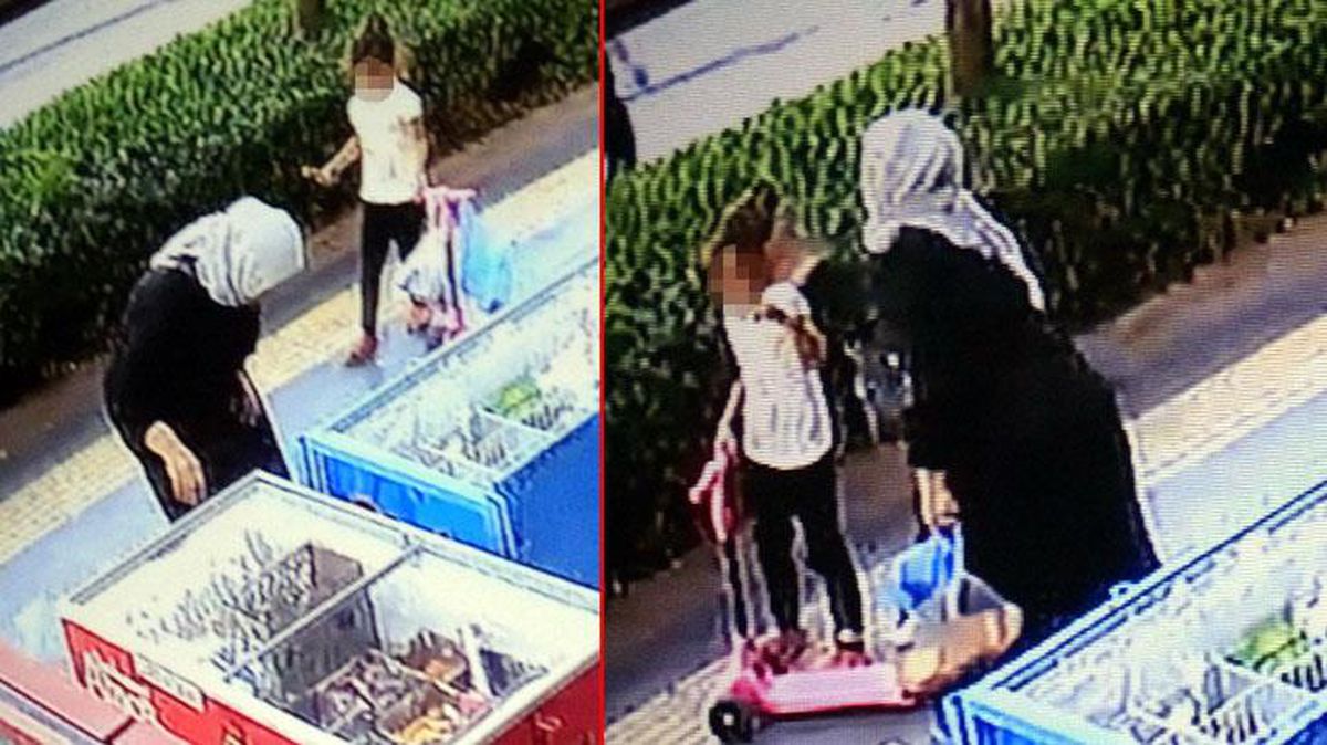 Yere düşen çocuğunun önce kafasına bastı, ardından yüzüne toprak attı! O anlar kamerada