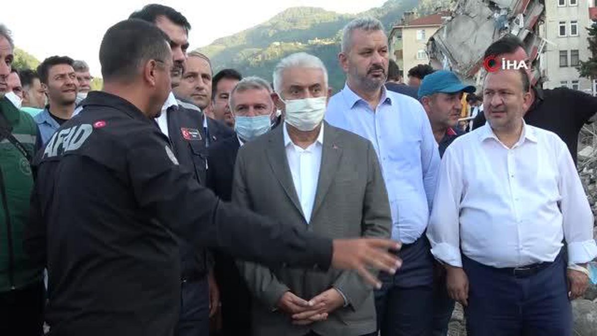 AK Parti Genel Başkan Vekili Yıldırım: 'Provokasyonlara gelmeyelim, bina, dükkan hepsi yerine gelir'