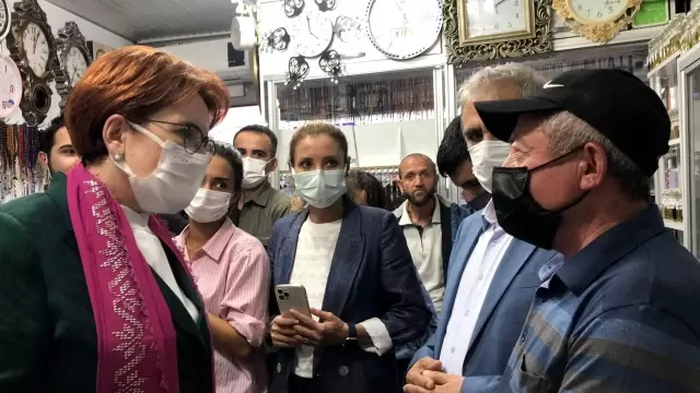 Akşener'in ziyaretinde arbede! Partililer, duydukları sözün ardından çileden çıktı