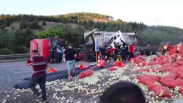 Son dakika haberleri | Anadolu Otoyolu'nda zincirleme trafik kazası: 6 yaralı