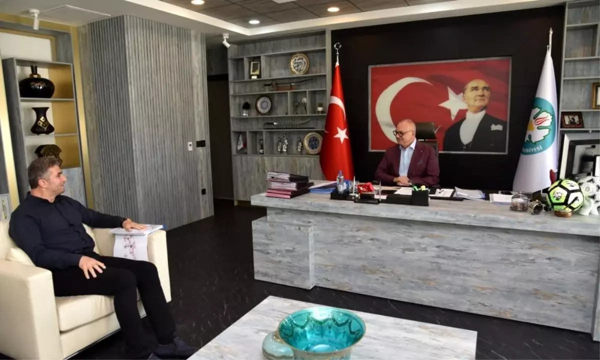 Başkan Ergün, Başkan Tosun'u Konuk Etti