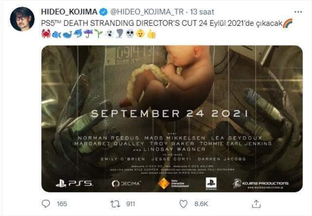 Death Stranding Director's Cut PlayStation 5 için çıkacak! Death Stranding Director's Cut PlayStation 5 için çıkacak!