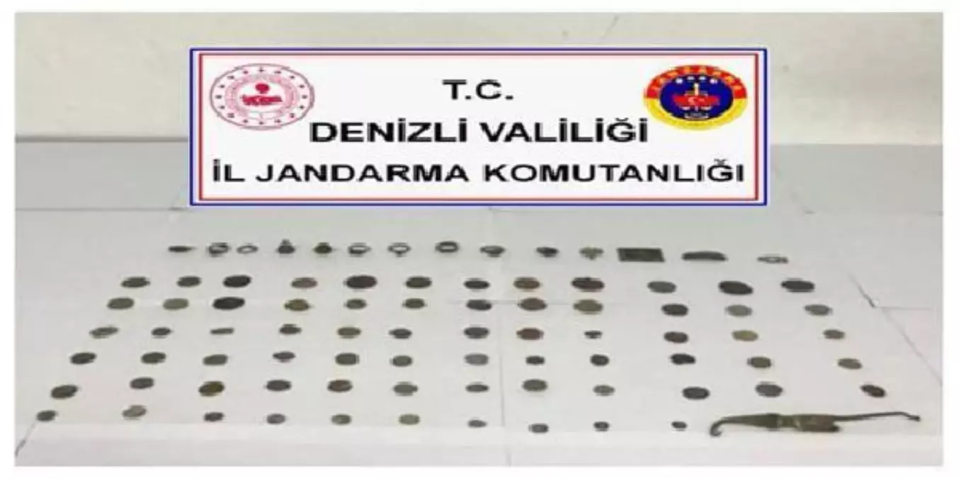 Denizli'de 585 parça tarihi eser ele geçirildi