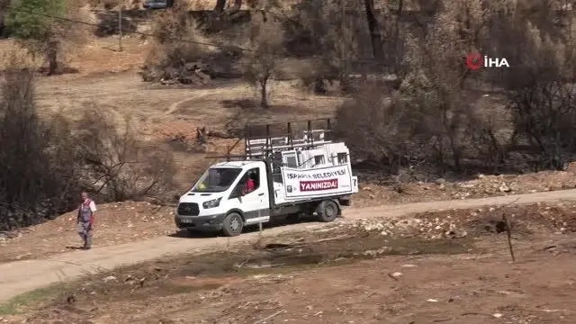 Isparta Sütçüler yangınında yaralar sarılıyor