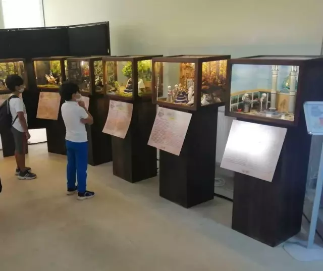 Kayseri'de Kerem ile Aslı sergisi ilçe turunda