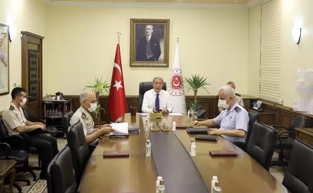 Milli Savunma Bakanlığı'nda Afganistan toplantısı! Kabil'deki Türk Görev Kuvveti Komutanı da katıldı