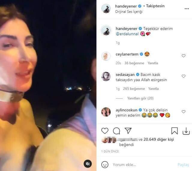 Trafikten dolayı konserine geç kalan Hande Yener, otostop çekti Trafikten dolayı konserine geç kalan Hande Yener, otostop çekti
