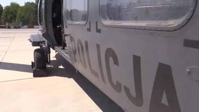 Yangın söndürme çalışmalarına havadan destek veren Polonyalı ekip AA'ya konuştu (1)