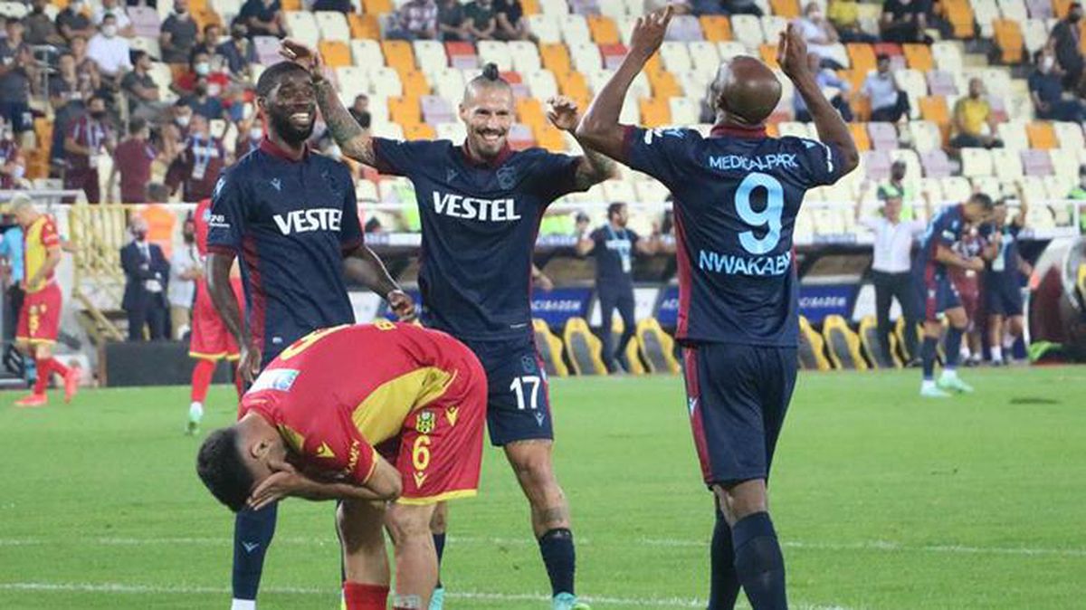 Yeni Malatyaspor-Trabzonspor karşılaşmasının ilk yarısında gol yağmuru! Fırtına lige müthiş başladı