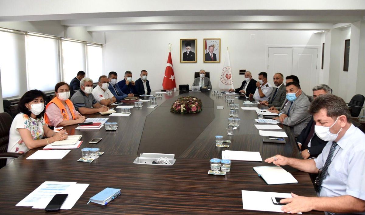 Afet Bölgesine Yapılacak Yardımlarla ilgili Koordinasyon Toplantısı Yapıldı