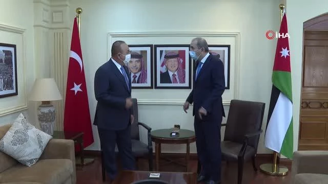 Son dakika haberleri: Bakan Çavuşoğlu, Ürdün Hükümdarı II. Abdullah ile görüştü
