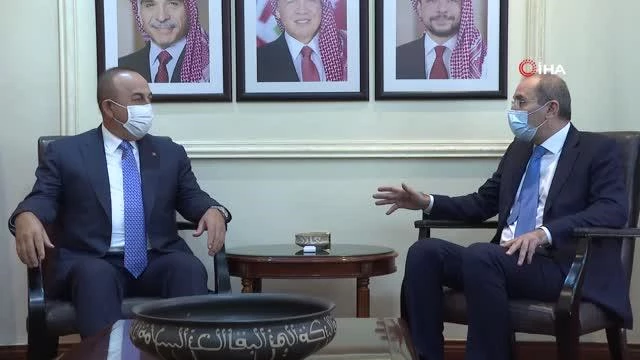 Son dakika haberleri: Bakan Çavuşoğlu, Ürdün Hükümdarı II. Abdullah ile görüştü