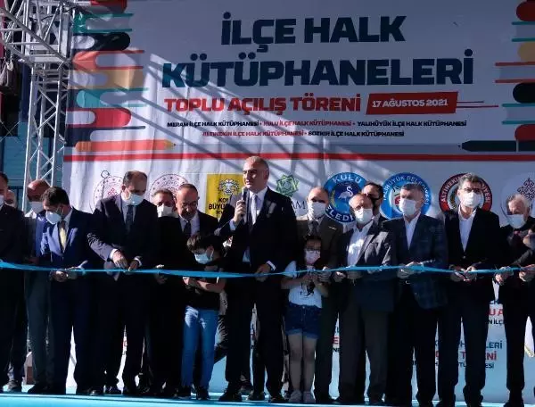 KONYA'DA BEŞ İLÇE HALK KÜTÜPHANESİNİN RESMİ AÇILIŞI YAPILDI