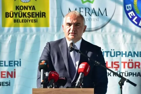 KONYA'DA BEŞ İLÇE HALK KÜTÜPHANESİNİN RESMİ AÇILIŞI YAPILDI