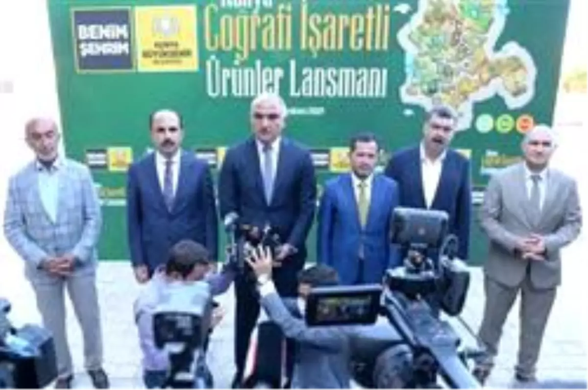 BAKAN MEHMET NURİ ERSOY, COĞRAFİ İŞARETLİ ÜRÜNLER LANSMANI'NA KATILDI
