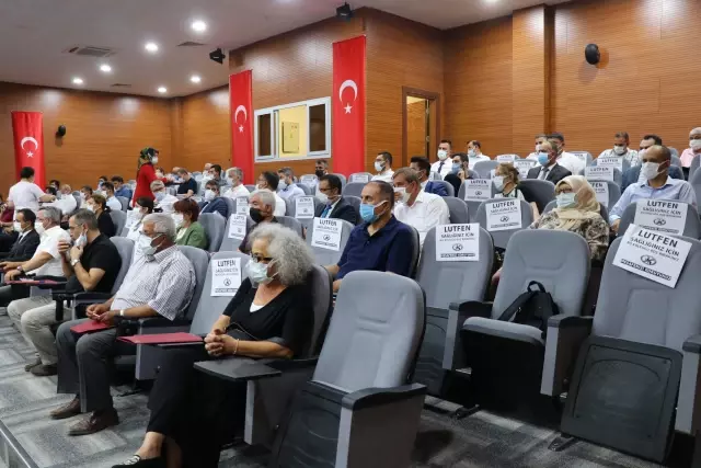 Burdur'da yangın ve sel afeti yardım kampanyasına destek için toplantı düzenlendi