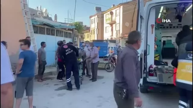 Çatıya çıkmak isterken 7 metreden aşağı düşerek yaralandı