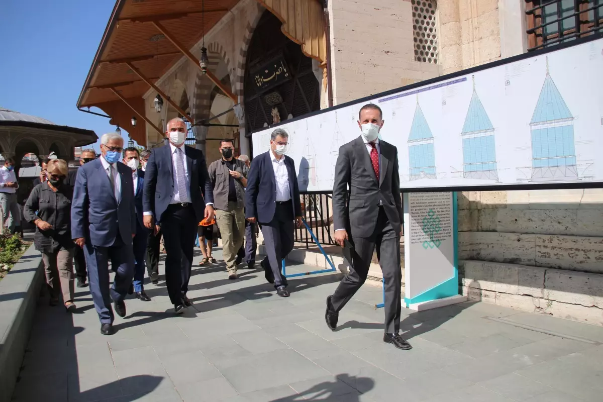 KÜLTÜR VE TURİZM BAKANI MEHMET NURİ ERSOY MEVLANA MÜZESİ'NDE İNCELEMLERDE BULUNDU