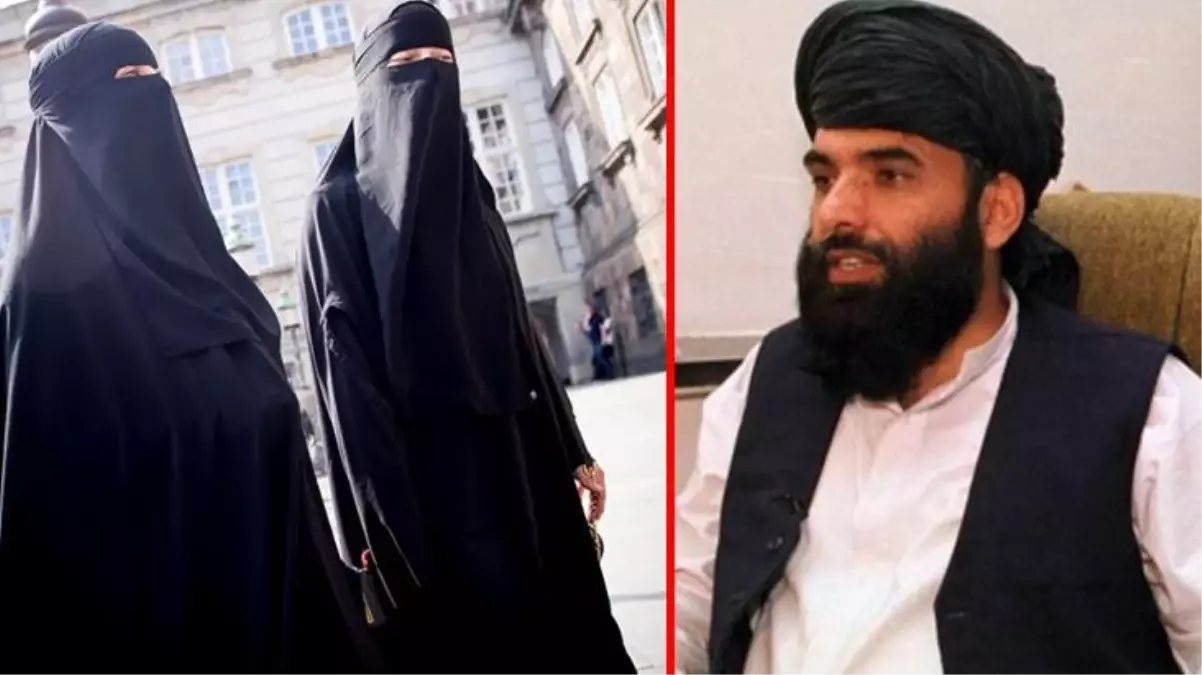 Taliban Sözcüsü'nden kadınlarla ilgili dikkat çeken sözler: Burka şart değil, başörtüsü zorunlu olacak