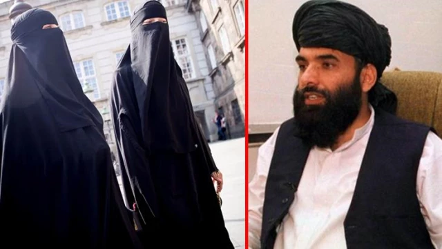 Taliban Sözcüsü'nden bayanlarla ilgili dikkat çeken kelamlar: Burka koşul değil, başörtüsü mecburî olacak
