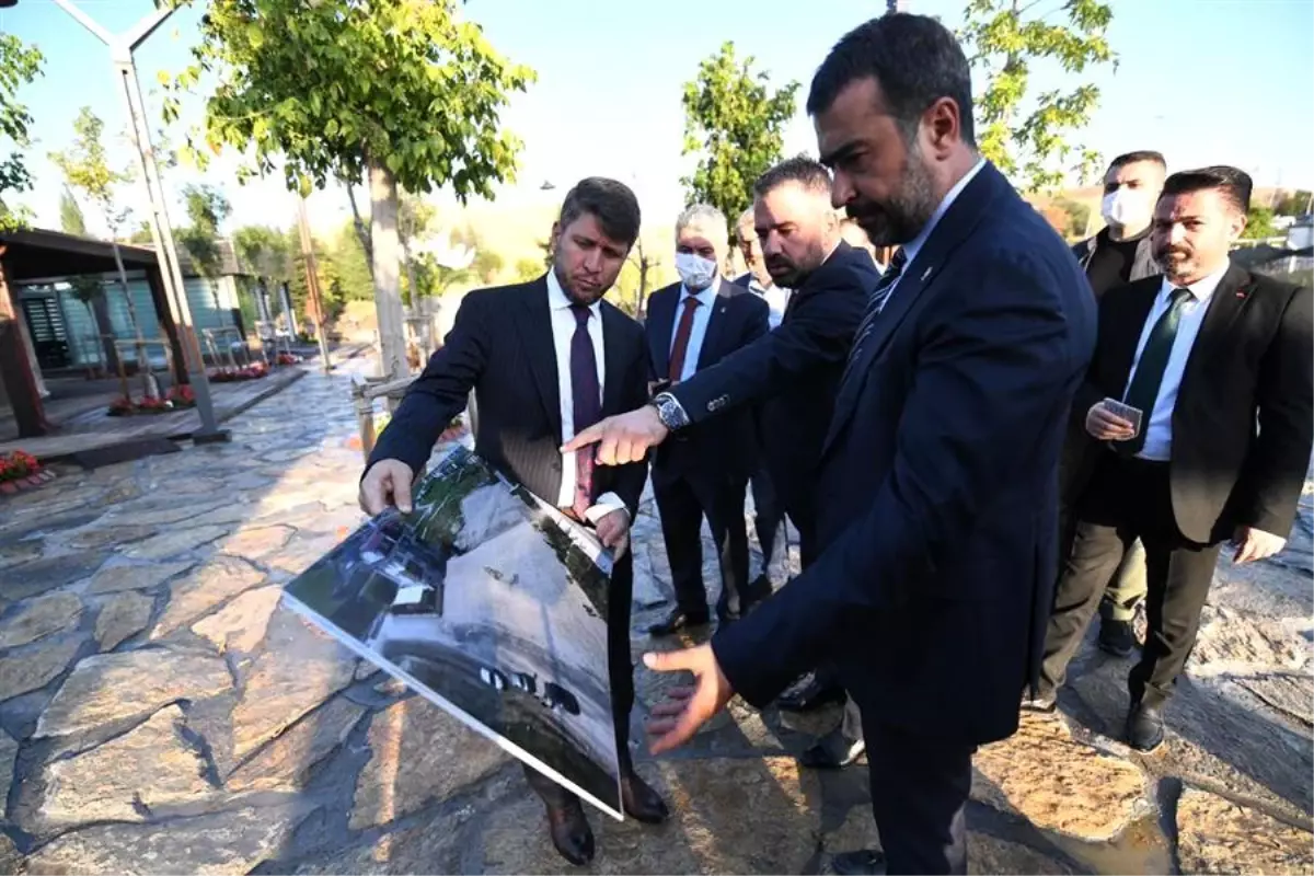 Başkan Ertuğrul Çetin ve Ak Parti Ankara İl Başkanı Hakan Han Özcan Pursaklar'daki Yatırımları Gezdi