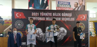 Bursa İrfan Gençlik Spor ve İzcilik Kulübü, Tokat'taki bilek güreşi şampiyonasından derecelerle döndü