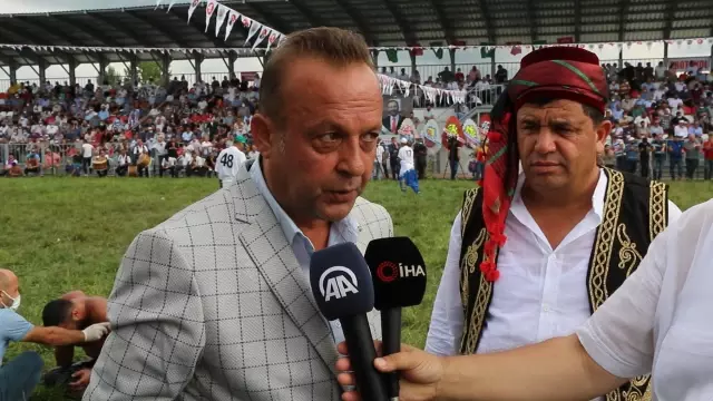 Alaçam'da Yağlı Pehlivan Güreşleri'nde başpehlivan Fatih Atlı oldu