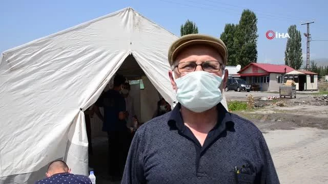 Sanayicilere aşı çadırı