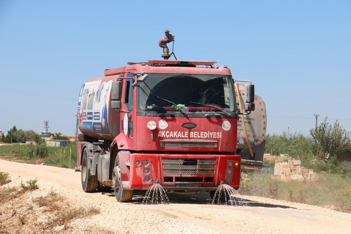 Akçakale'de üst yapı çalışmaları devam ediyor