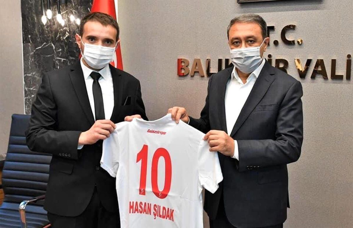 Balıkesirspor yönetimi Vali Şıldak'ı ziyaret etti