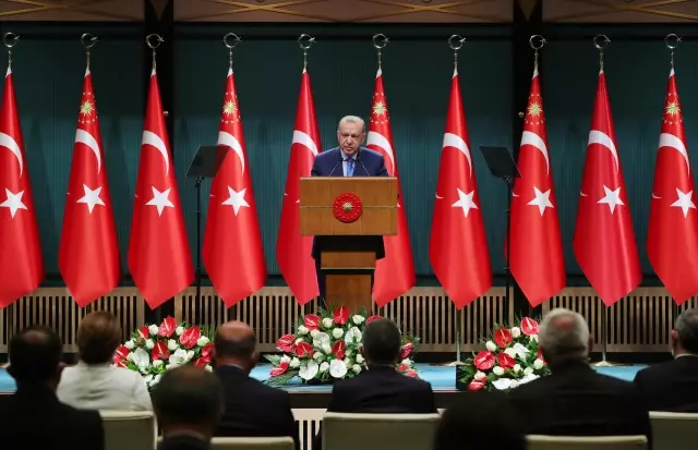 Cumhurbaşkanı Erdoğan, Kabine Toplantısı'nın akabinde millete seslendi: (1)