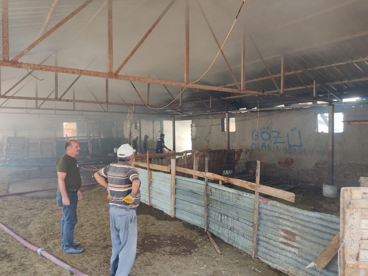 Seydişehir ilçesinde besihanede çıkan yangın söndürüldü