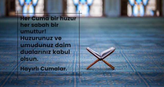 Cuma mesajları! Hadisli ayetli resimli cuma mesajları! Whatsapp, Facebook, Instagram kısa Cuma mesajları