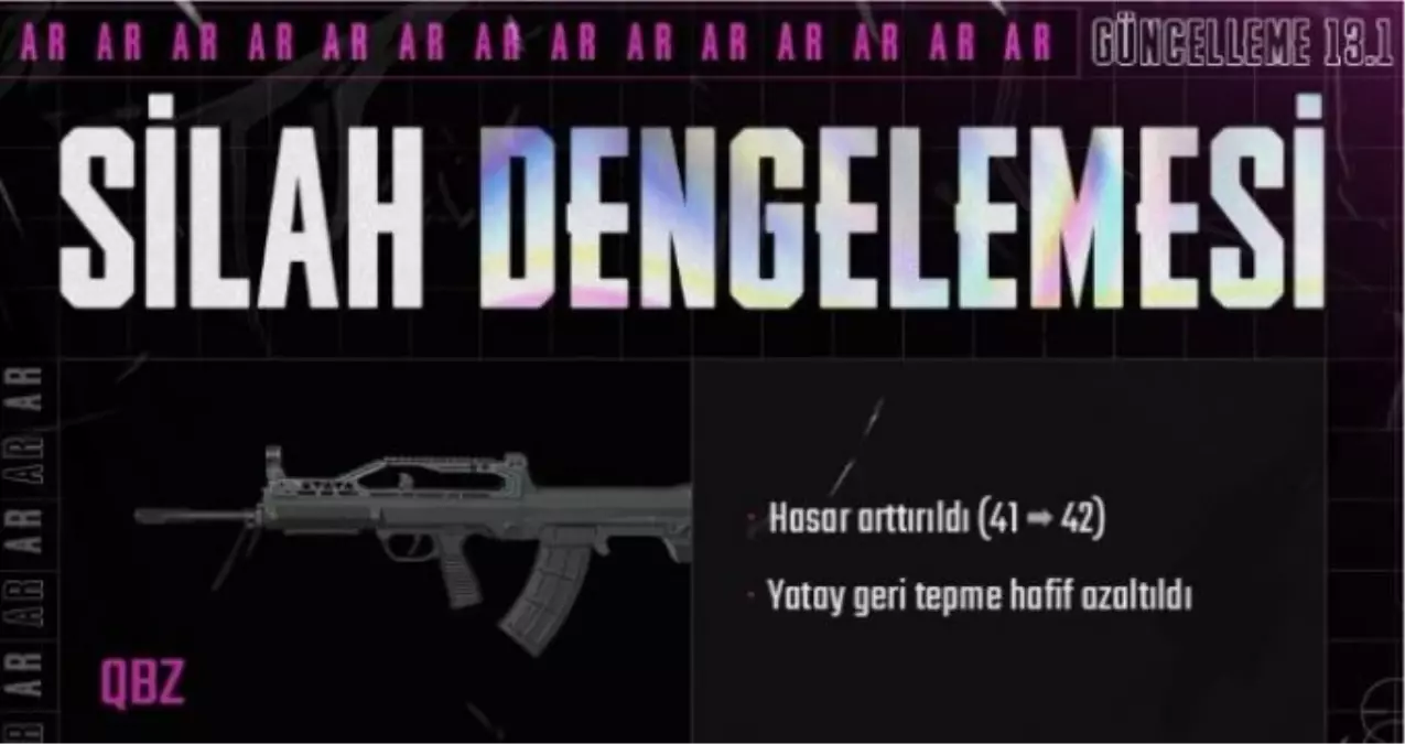 PUBG Taaruz tüfekleri ve hafif makineli silahlarına bazı değişiklikler getiriyor!