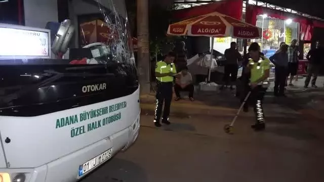 Yolun karşısına geçmek isterken otobüs çarptı