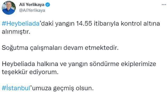 Son Dakika! Heybeliada'daki orman yangını denetim altına alındı