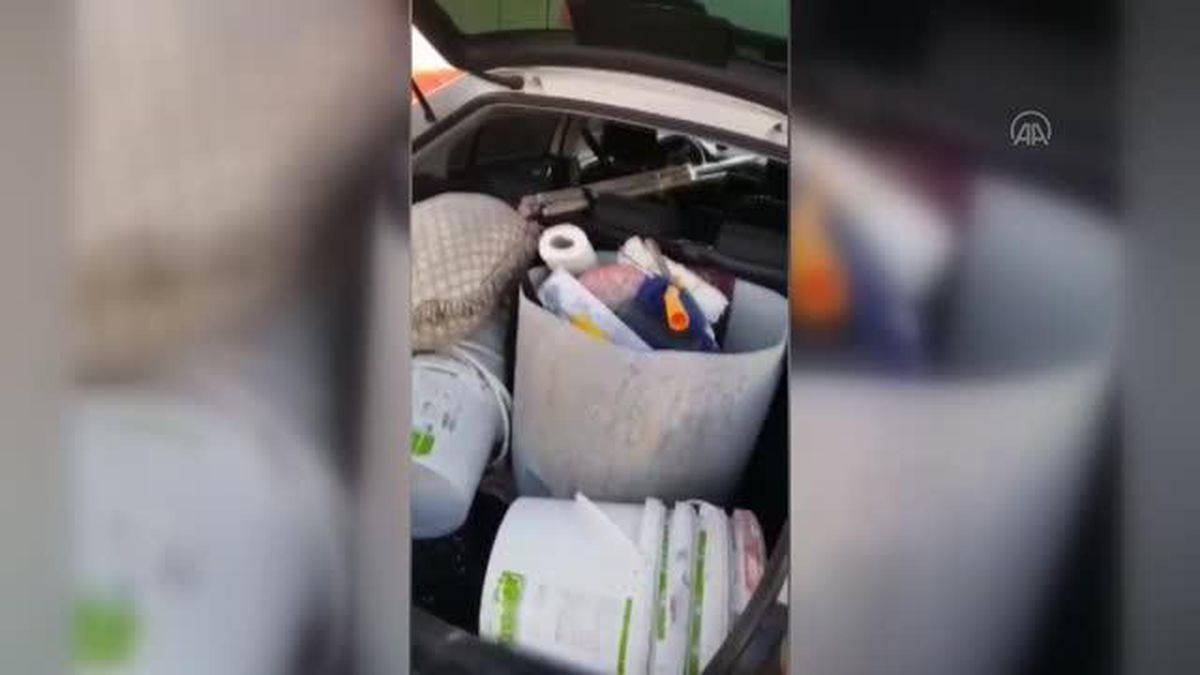 11 kilo 450 gram esrar ele geçirildi