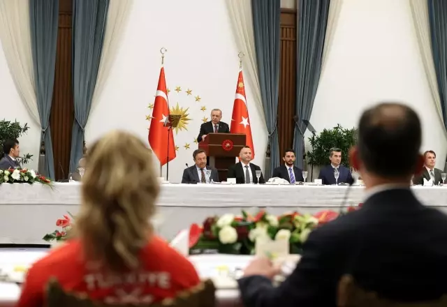 Cumhurbaşkanı Erdoğan: Türkiye 13 madalya kazanarak bir rekora imza attı