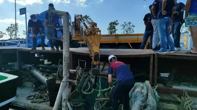 Fatih Yenikapı mendirek alanında denetim